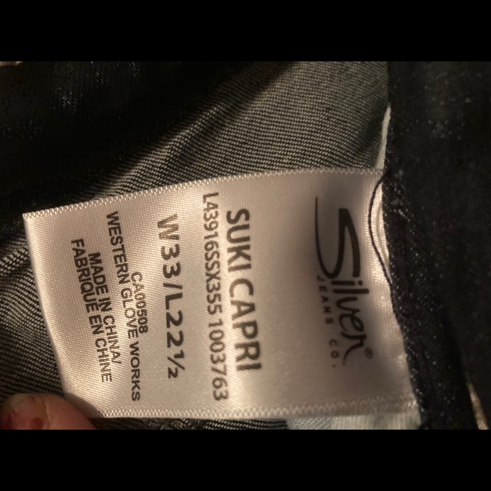Silver brand Capri's - Picture 2 of 3